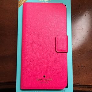 KATE SPADE 7 PLUS LEATHER WRAP FOLIO